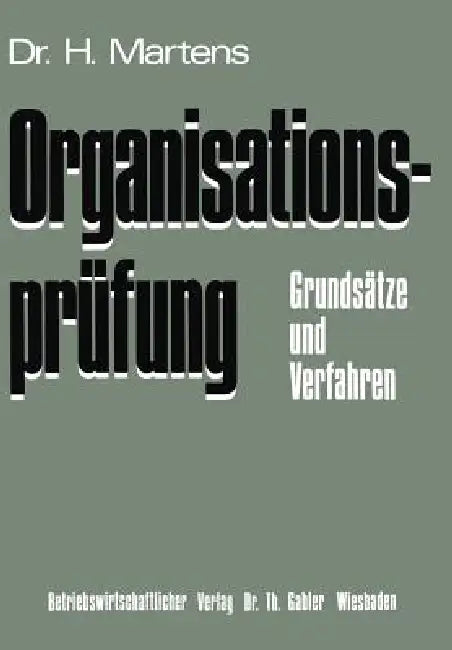 Organisationsprüfung (English, Helmut Martens)