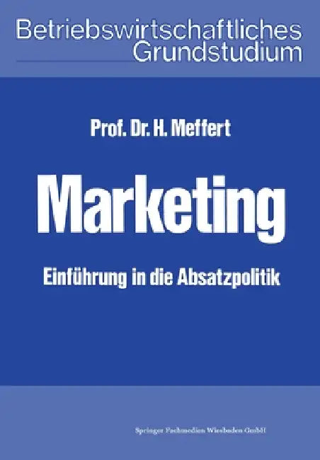 Marketing (English, Heribert Meffert)