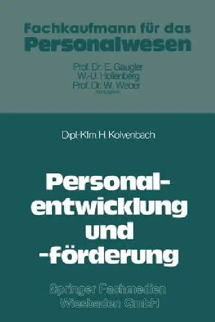 Personalentwicklung Und -Förderung (English, Horst Kolvenbach)