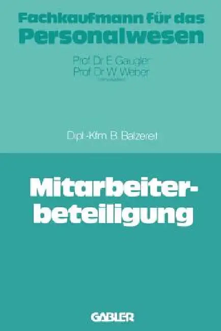 Mitarbeiterbeteiligung (English, Bernd Balzereit)