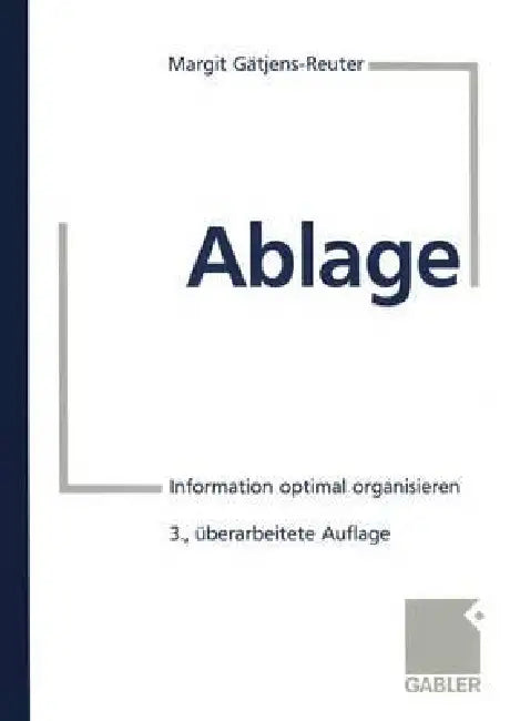 Ablage (English, Margit Gätjens-Reuter)