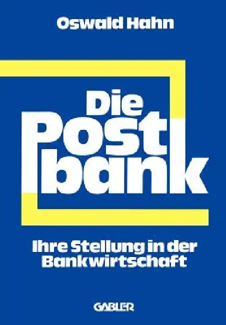 Die Postbank (English, Oswald Hahn)