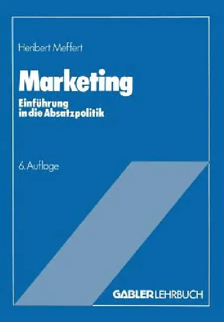 Marketing (English, Heribert Meffert)