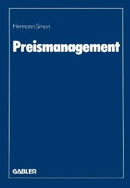Preismanagement (English, Hermann Simon)