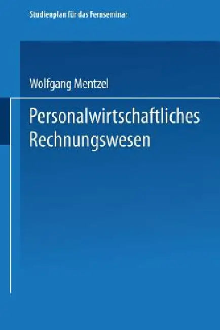 Personalwirtschaftliches Rechnungswesen (English, Meinulf Kolb)