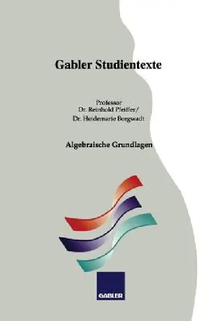 Algebraische Grundlagen (English, Reinhold Pfeiffer | Heidemarie Borgwadt)