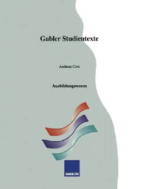 Ausbildungswesen (English, Andreas Gros)
