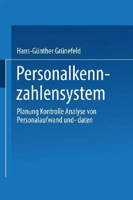 Personalkennzahlensystem (English, Hans-Günther Grünefeld)