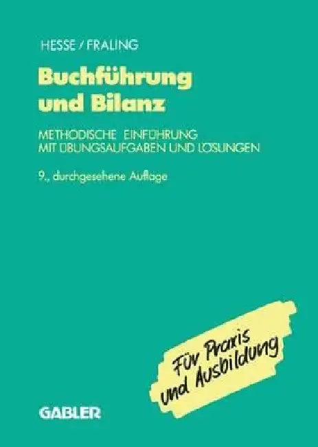 Buchführung Und Bilanz (English, Kurt Hesse | Rolf Fraling)