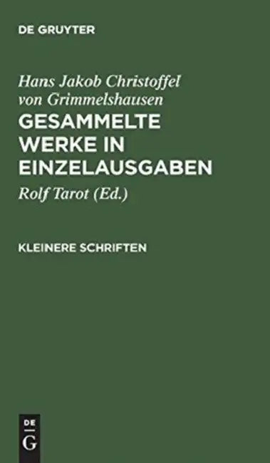 Gesammelte Werke in Einzelausgaben, Kleinere Schriften (English, Rolf Tarot)