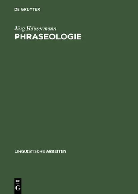 Phraseologie (English, Jürg Häusermann)