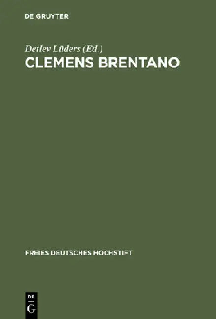 Clemens Brentano (English, Detlev Lüders)