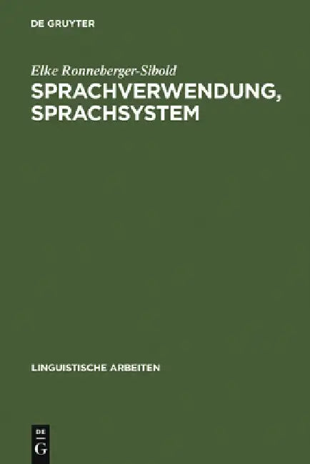 Sprachverwendung, Sprachsystem (English, Elke Ronneberger-Sibold)