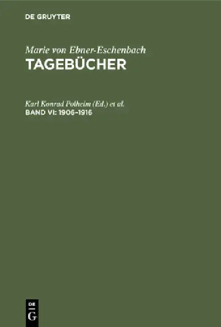 1906-1916 (English, Karl Konrad Polheim | Norbert Gabriel)