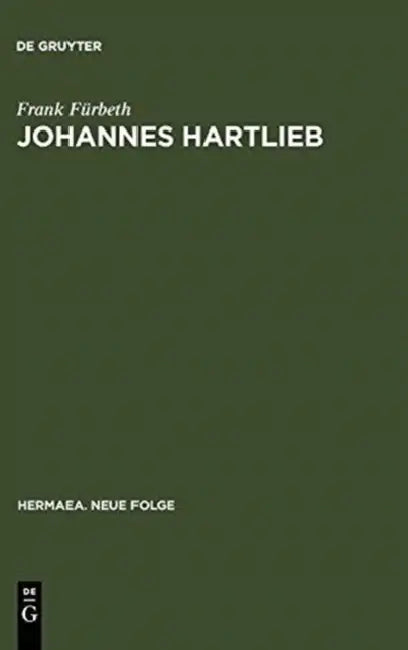 Johannes Hartlieb (English, Frank Fürbeth)
