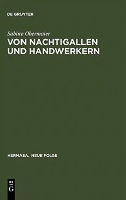 Von Nachtigallen Und Handwerkern (English, Sabine Obermaier)