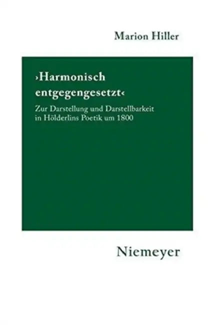 'Harmonisch Entgegengesetzt' (English, Marion Hiller)