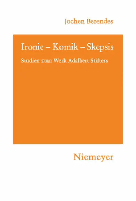 Ironie - Komik - Skepsis (English, Jochen Berendes)