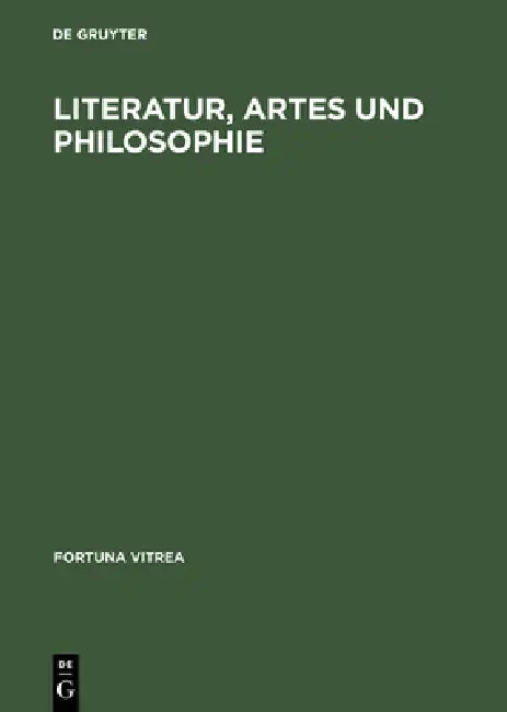 Literatur, Artes und Philosophie (English, de Gruyter)