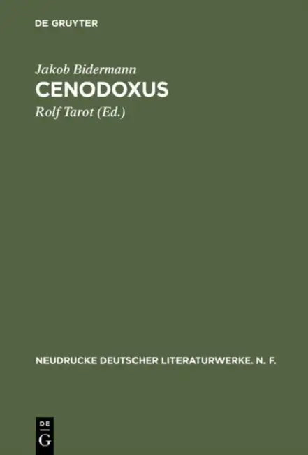 Cenodoxus (English, Rolf Tarot | Jakob Bidermann)