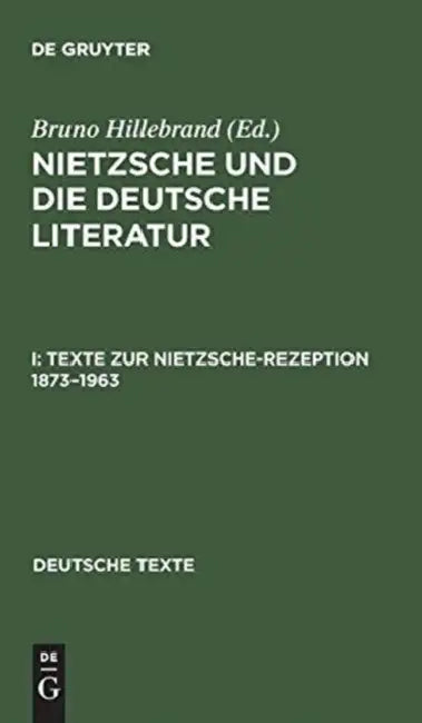 Texte Zur Nietzsche-Rezeption 1873-1963 (English, Bruno Hillebrand | Bruno Hillebrand)