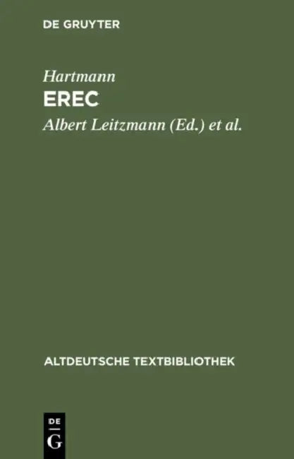 Erec (English, Hartmann Von Aue | Ludwig Wolff | Albert Leitzmann)
