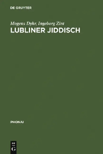 Lubliner Jiddisch (English, Mogens Dyhr | Ingeborg Zint)