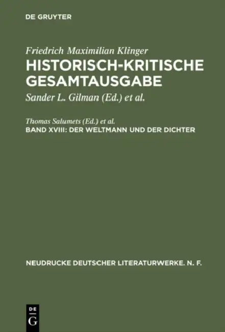 Der Weltmann Und der Dichter (English, Thomas Salumets | Sander L. Gilman)