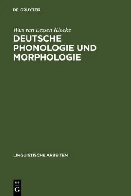 Deutsche Phonologie und Morphologie (English, Wus Van Lessen Kloeke)