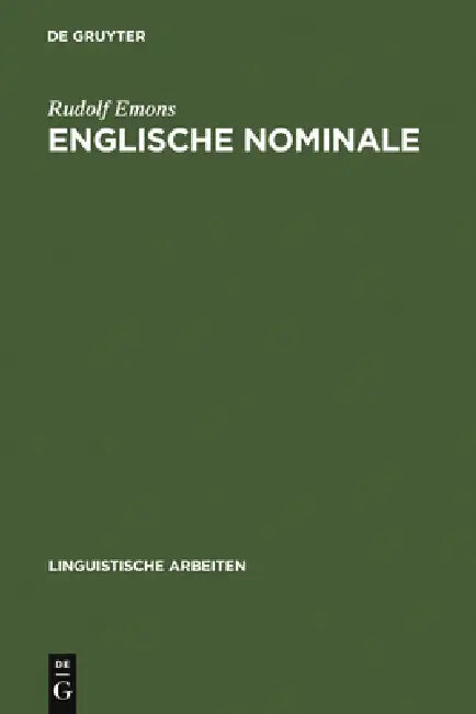Englische Nominale (English, Rudolf Emons)