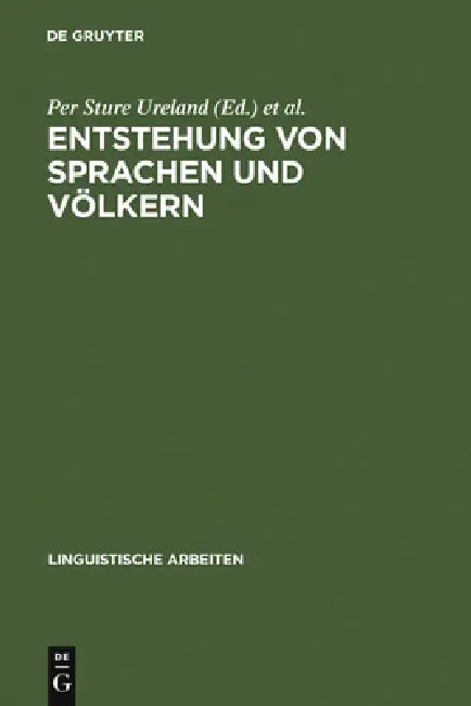 Entstehung von Sprachen und Völkern (English, Per Sture Ureland | Symposion Über Sprachkontakt in Europa)