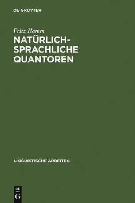 Natürlich-sprachliche Quantoren (English, Fritz Hamm)