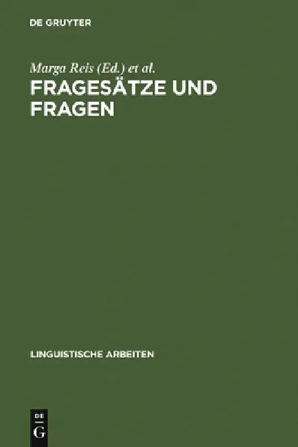 Fragesätze und Fragen (English, Marga Reis | Inger Rosengren)