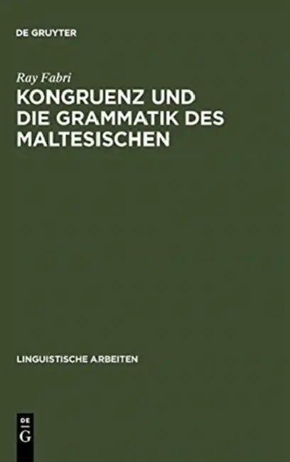 Kongruenz und die Grammatik des Maltesischen (English, Ray Fabri)