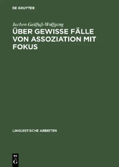 Über gewisse Fälle von Assoziation mit Fokus (English, Jochen Geilfuß-Wolfgang)