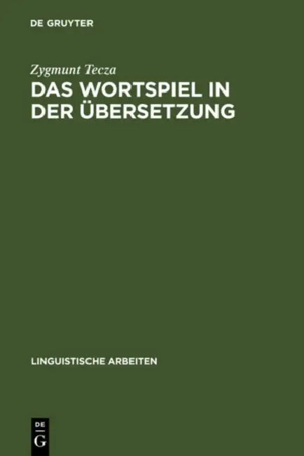 Das Wortspiel in der Übersetzung (English, Zygmunt Tecza)
