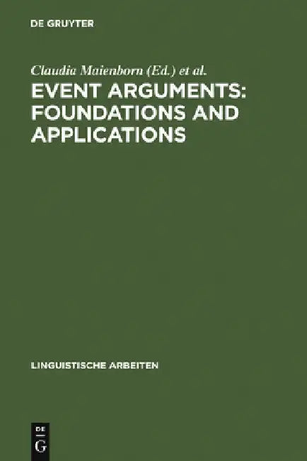 Event Arguments (English, Claudia Maienborn)