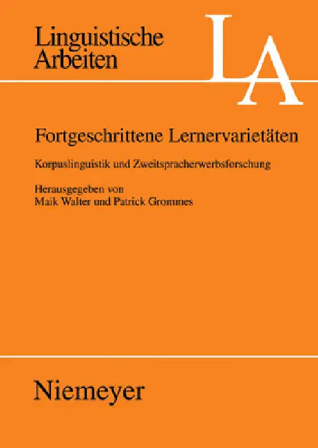 Fortgeschrittene Lernervarietäten (English, Maik Walter | Patrick Grommes)