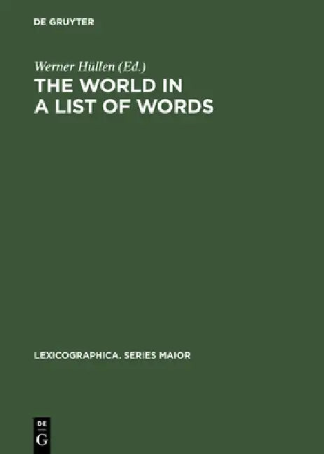 The World in a List of Words (English, Werner Hüllen)
