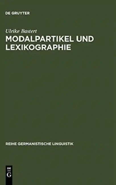 Modalpartikel und Lexikographie (English, Ulrike Bastert)