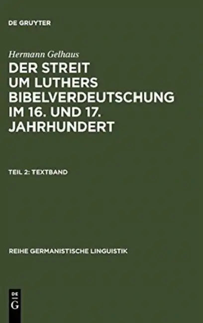 Textband (English, Hermann Gelhaus)