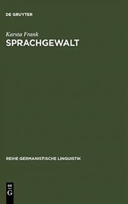 Sprachgewalt (English, Karsta Frank)