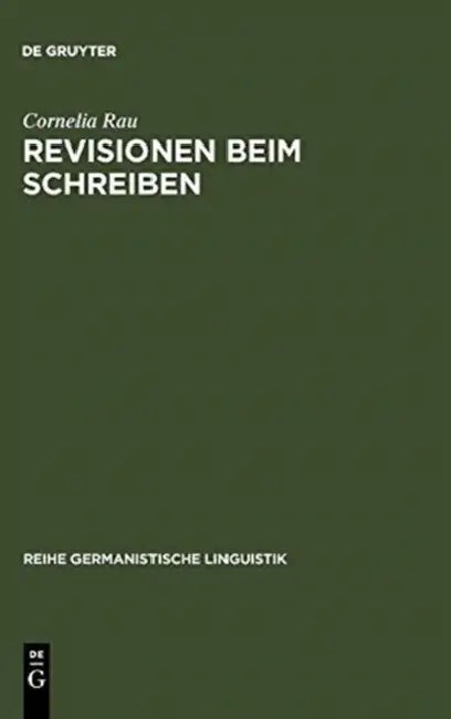 Revisionen beim Schreiben (English, Cornelia Rau)