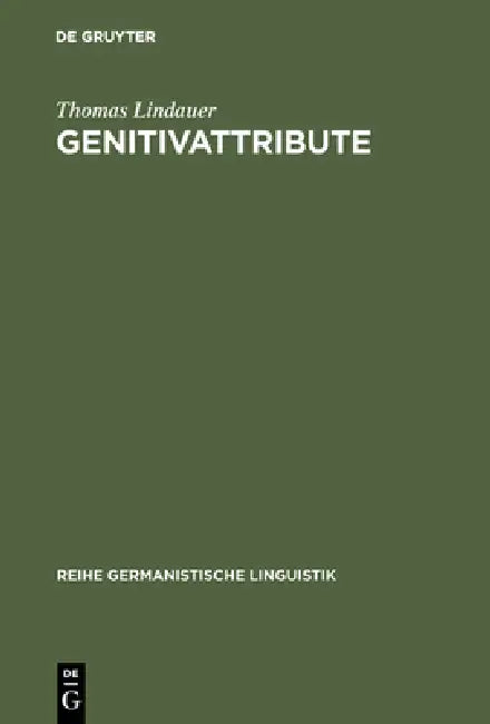 Genitivattribute (English, Thomas Lindauer)