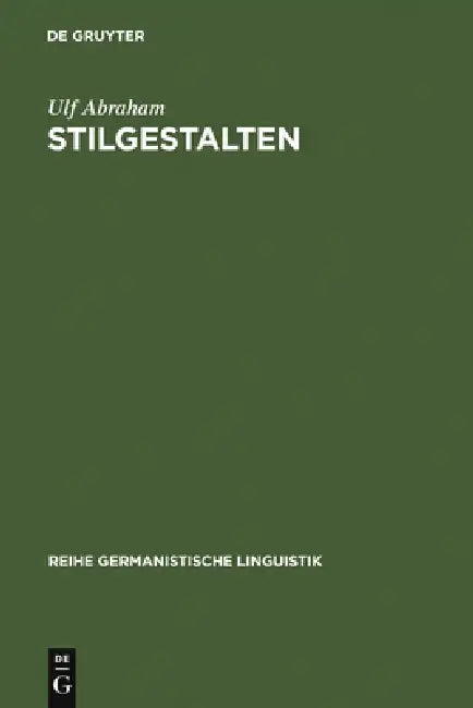 StilGestalten (English, Ulf Abraham)