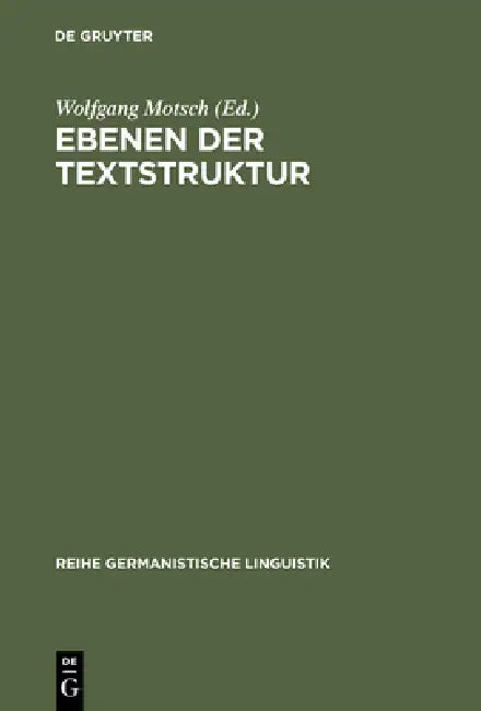 Ebenen der Textstruktur (English, Wolfgang Motsch)