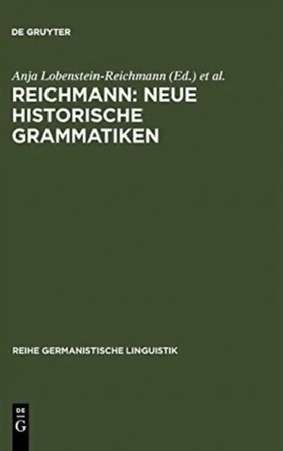 Reichmann (English, Anja Lobenstein-Reichmann | Oskar Reichmann)