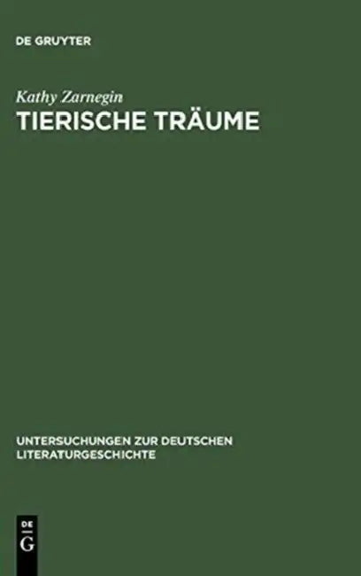 Tierische Träume (English, Kathy Zarnegin)