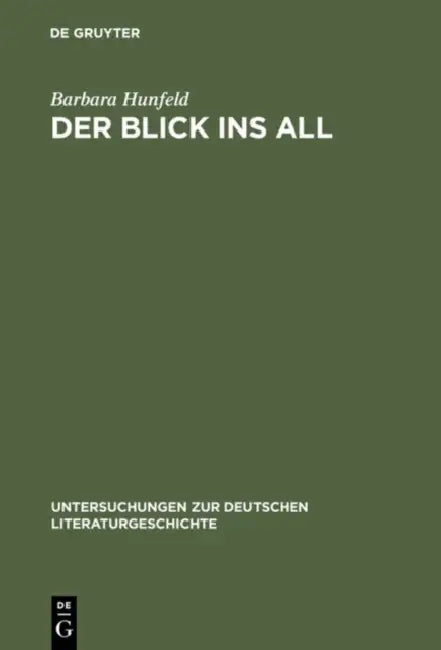 Der Blick ins All (English, Barbara Hunfeld)
