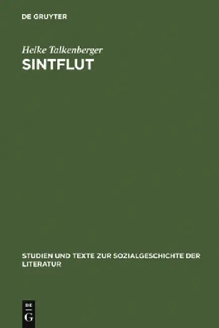 Sintflut (English, Heike Talkenberger)